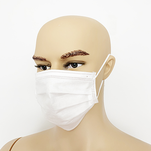 Non woven 3 ply white Disposable Surgical Mask
